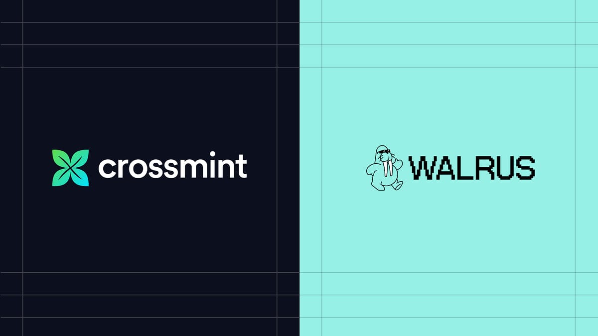 Crossmint and Walrus logos
