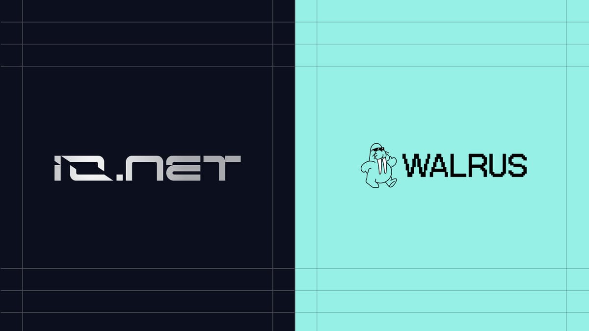 io.net and Walrus logos