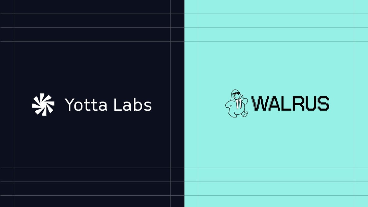 Yotta Labs and Walrus logos