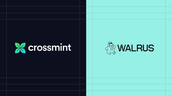 Crossmint and Walrus logos