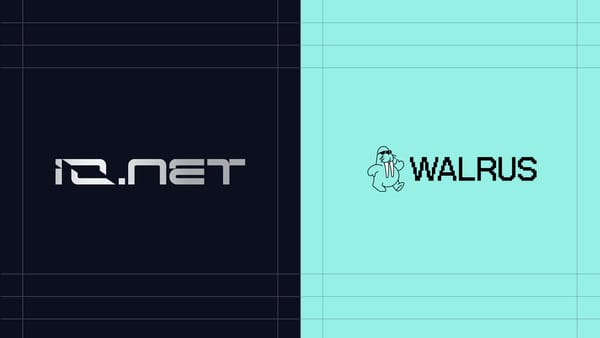 io.net and Walrus logos