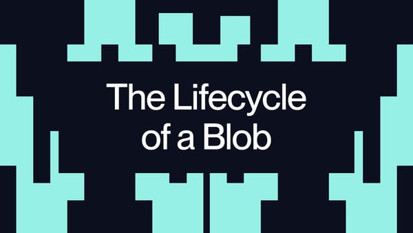 The lifecycle of a blob