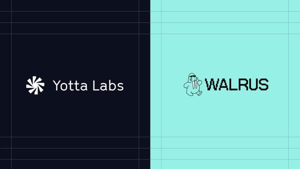Yotta Labs and Walrus logos